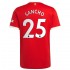Camisola Manchester United Jadon Sancho 25 Equipamento Primeiro 2021-2022 Manga Curta